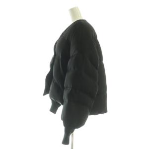 ENFOLD キルティングVネックダウンジャケット アウター 36 黒 /CX OS