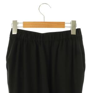 ENFOLD とろみスラックス 36 ブラック /DO OS