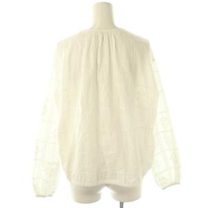 かぐれ 25SS クロスステッチドロストブラウス F オフホワイト /DO OS
