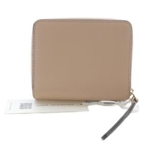 TORY BURCH ロビンソン ペブルド バイフォールド ウォレット 二つ折り財布 ロゴ ピンクベージュ /SR