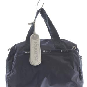 LesportSAC ナイロン 2WAYショルダーバッグ ハンドバッグ ロゴ グレー /SR