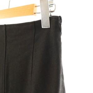 PLST 24SS ラメジャージーナロースカート タイトスカート ロング M ブラック /DF OS