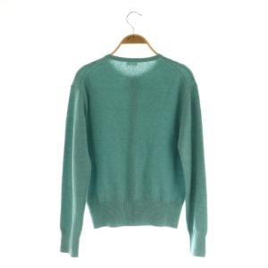IENA カシミヤ カーディガン ニット 長袖 クルーネック F グリーン /MY OS
