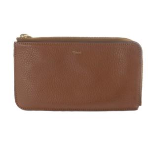 レザー フラグメントケース カードケース コインケース 小銭入れ ロゴ 茶 ブラウン /SR OH