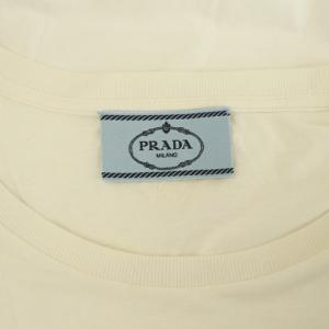 PRADA 半袖 Tシャツ カットソー クルーネック S ホワイト /MY OS