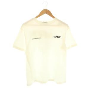 25SS AMRCN バックプリントラフィー丸胴Tシャツ カットソー オフホワイト ブラック /DO OS