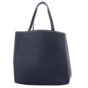 ベルL ウイズ スタッズ トートバッグ ネイビー