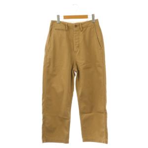 25SS バイオ加工チノパンツ テーパード 34 ベージュ /HK OS SH