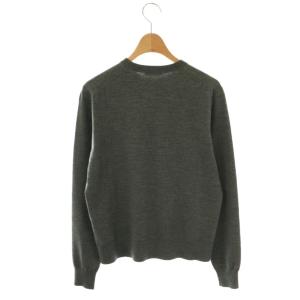 EVERYDAY I LIKE Stretch Wool クルーネック プルオーバー ニット セーター 長袖 F グレー /AT OS