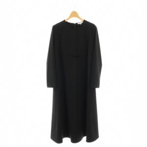 セレモニーライン フォーマル リボン ドレス ワンピース ロング 38 ブラック /DF OS