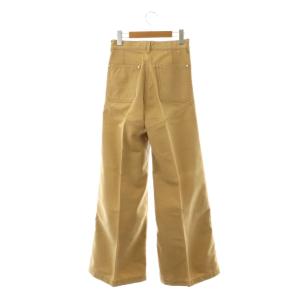 FUMIKA_UCHIDA DUCK CHAPS LINE ワイドパンツ 34 ベージュ FU-F-PT001 /HK OS