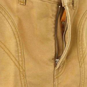 FUMIKA_UCHIDA DUCK CHAPS LINE ワイドパンツ 34 ベージュ FU-F-PT001 /HK OS