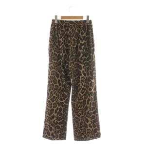 MUSE de Deuxieme Classe leopard easy パンツ レオパード柄 イージー 黒 茶 ベージュ /CX OS