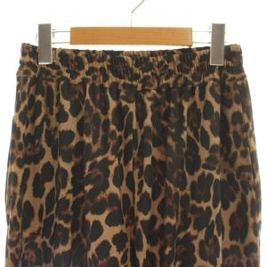 MUSE de Deuxieme Classe leopard easy パンツ レオパード柄 イージー 黒 茶 ベージュ /CX OS