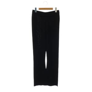 shake code フレアパンツ ニット 36 ブラック /HK OS