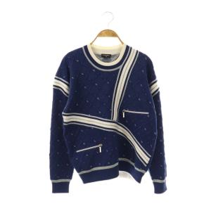 エアライン ジャガードニットプルオーバー 38 ネイビー P54068K07043