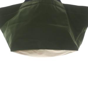 Hervé Chapelier ナイロン トートバッグ ハンドバッグ カーキ 緑 /SR