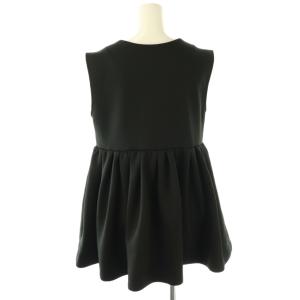 Whim Gazette WhimGazette 24SS ペプラムダンボールジレ ベスト F ブラック /DF OS