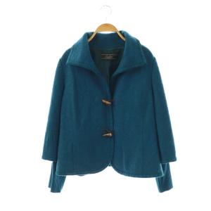 ウール ショートコート ジャケット 13 グリーン /HK OS