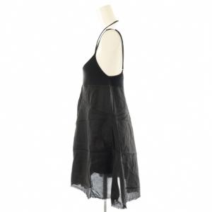 L.G.B SLIP RIB DRESS キャミソールワンピース ミニ 0 ブラック RN5016 /HK OS