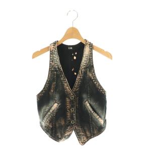 OCEAN VEST 加工デニムベスト 0 ブラック マルチカラー /ES OS