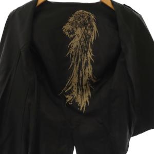 IF SIX WAS NINE JK-RISE  ジャケット アシンメトリー 0 ブラック