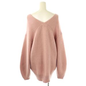 FRAY I.D ベビーアルパカVネックニット セーター 長袖 F ピンク /AT OS