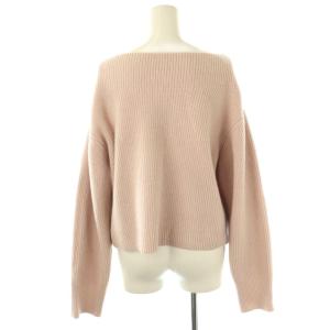 Apuweiser-riche 24AW ウールカシミヤラメオフネックニット セーター 長袖 2 ピンク /AT OS