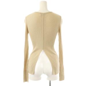NE QUITTEZ PAS! Pasand Silk Cashmere Crewneck Knit リブニット プルオーバー シルク