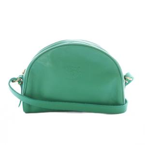 ショルダーバッグ ハーフムーン レザー エメラルドグリーン /RI OS