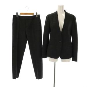 ジャケット パンツ セットアップ 上下 スーツ 38 黒 ブラック /AT OS