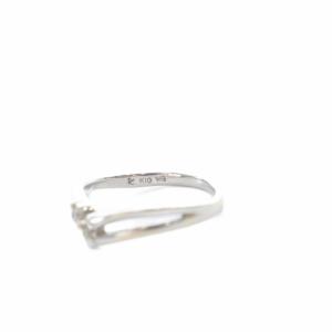 KUMIKYOKU 組曲 指輪 K10WG リング 6号 ホワイトゴールド /SR