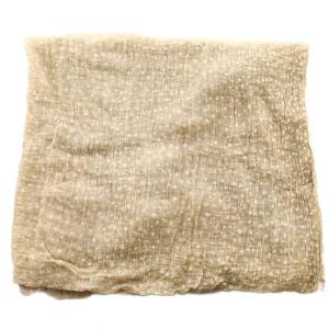 Faliero Sarti ドット刺繍ストール マフラー ベージュ /SS OS