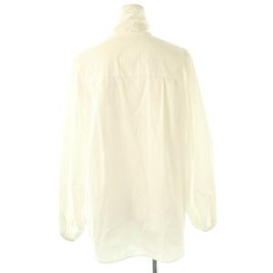 yori ビッグリボンパフスリーブブラウス 長袖 36 ホワイト /HK OS