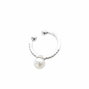 Hirotaka アコヤパール ダイヤモンド イヤーカフ K10 0.06ct