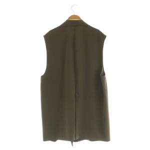 BARNYARDSTORM ダブルクロスジレ ストレッチ 1 グレージュ /MY OS SH