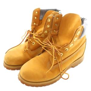 Timberland 6インチプレミアムウォータープルーフブーツ ショート 7W 黄土色 オーカー 10361 /SS OS