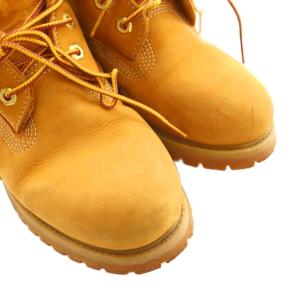 Timberland 6インチプレミアムウォータープルーフブーツ ショート 7W 黄土色 オーカー 10361 /SS OS