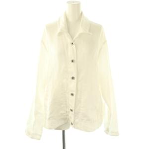 25SS OGLINEN G ジャケット シングル リネン F ホワイト /HK OS