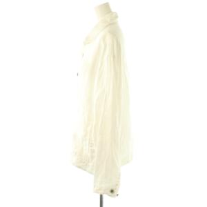 MUSE de Deuxieme Classe 25SS OGLINEN G ジャケット シングル リネン F ホワイト /HK OS