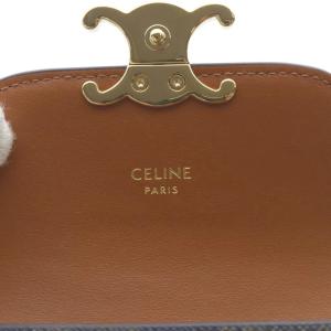 CELINE スモールフラップウォレット トリオンフ タン 10D7782CQH.04LU