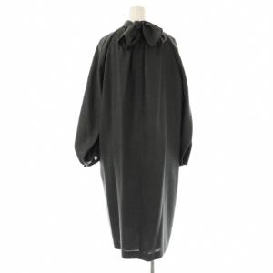 ADORE ウールアムンゼンボウタイワンピース ひざ丈 36 グレー /DF OS