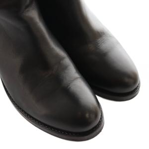 CORSO ROMA 9 ロングブーツ レザー 40 黒 ブラック /SS OS