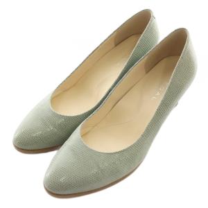 プレーンパンプス 24?p ライトグリーン /SS OS