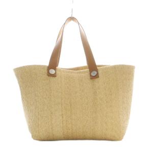 LUDLOW 24S-Bag 017 トートバッグ ラフィア LONDON ベージュ