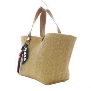 LUDLOW 24S-Bag 017 トートバッグ ラフィア LONDON ベージュ