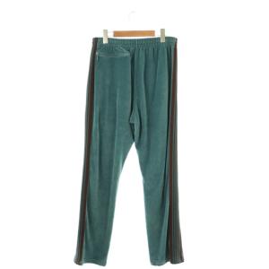 Needles Narrow Track Pant -C/PE Velour パンツ S ブルーグリーン ブラウン /DO