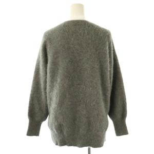 UNITED ARROWS フォックス カシミヤ混 ニット セーター グレー /ES OS