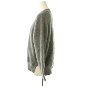 UNITED ARROWS フォックス カシミヤ混 ニット セーター グレー /ES OS