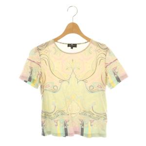 ペイズリー柄 半袖カットソー Tシャツ 40 マルチカラー /CX OS